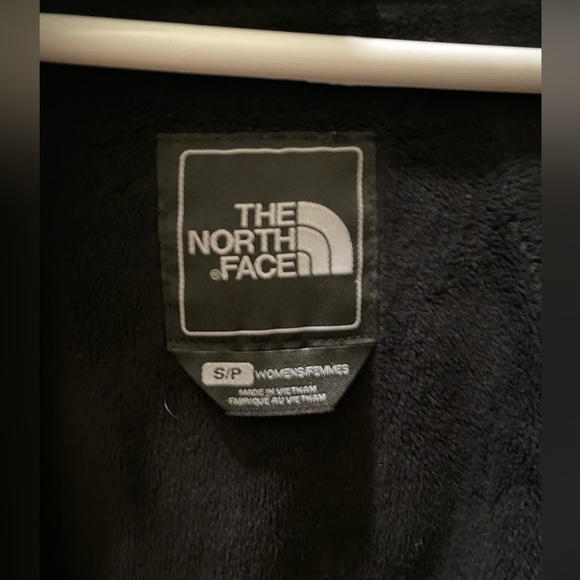 Black North Face Hooded Fleece Lined Jacket Size Small - Picture 4 of 5